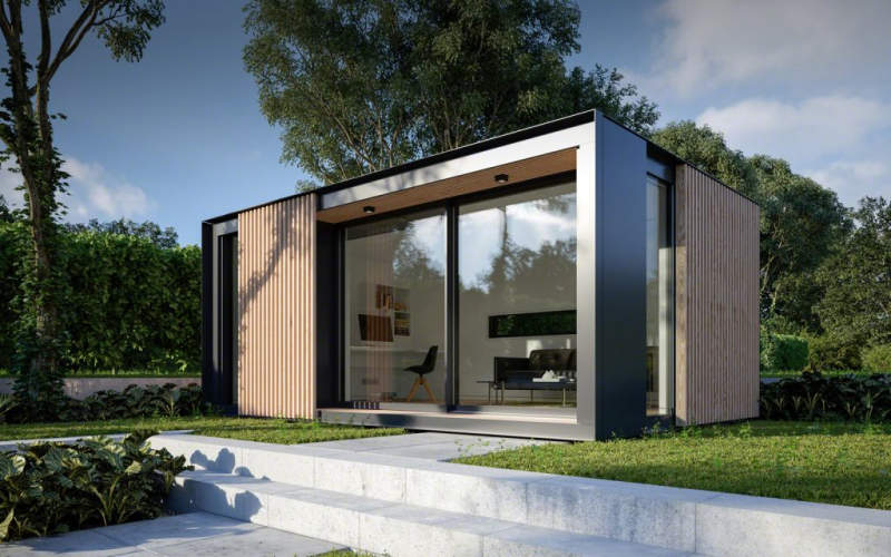 This Prefab Backyard Cabin by Pod Space is Winner of Red Dot .