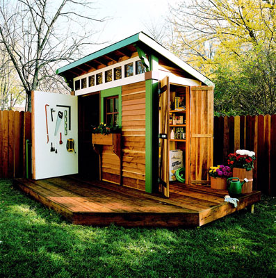 Relaxshacks.com: Micro-SHED-alicious- These seven little backyard .