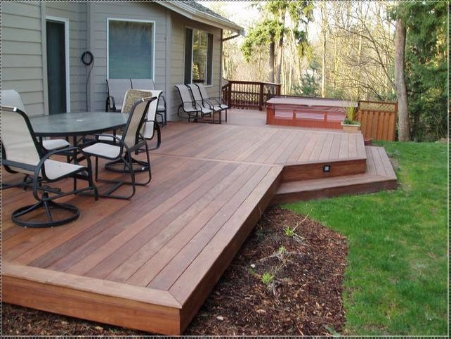 Small Backyard Decks & Patios Backyard Deck Design Ideas Home .