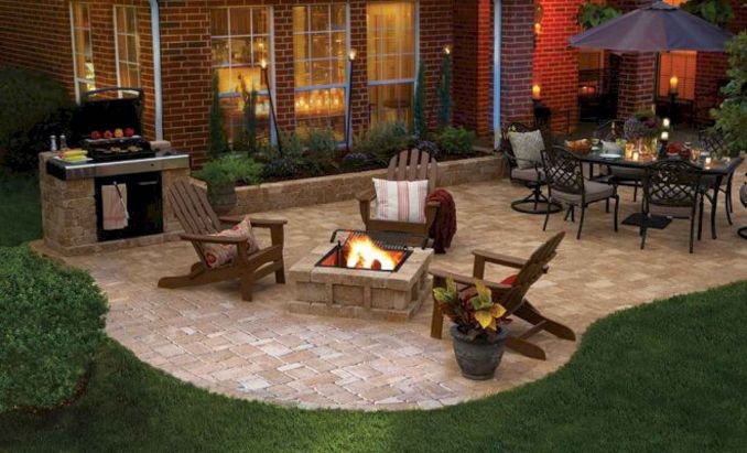 14 Incredible Small Backyard Patio Ideas With Firepit - Freeds