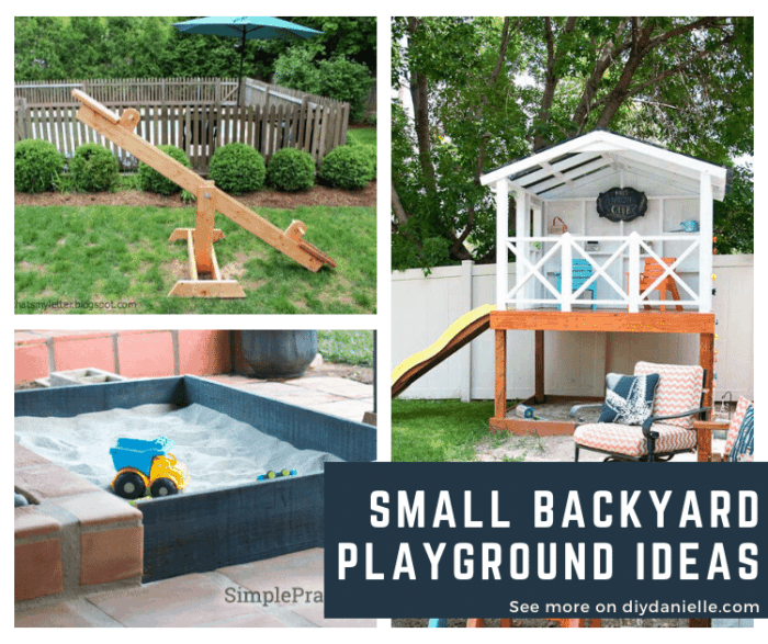 Small Backyard Playground Ideas: Create an Outdoor Playroom! - DIY .