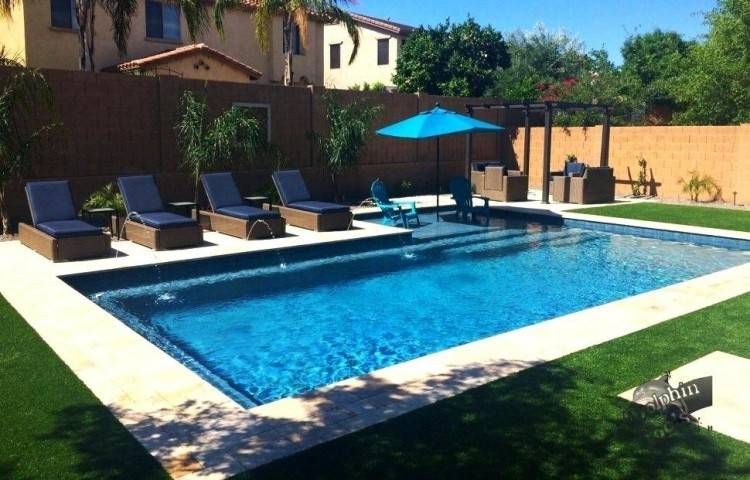 PoolDesigns | Backyard pool landscaping, Inground pool designs .