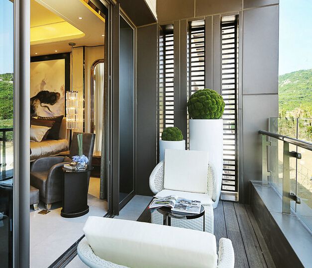 Modern Luxury balcony design | Modern balcony, Small balcony .