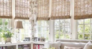 bamboo shades | Sunroom decorating, Home, Sunroom desig