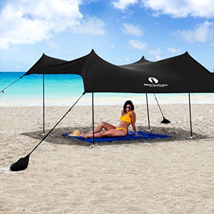 Amazon.com : Red Suricata Family Beach Sunshade - Sun Shade Canopy .