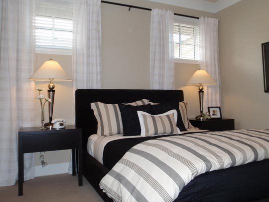 4 Basement Bedroom Beauties | Window treatments bedroom, Basement .