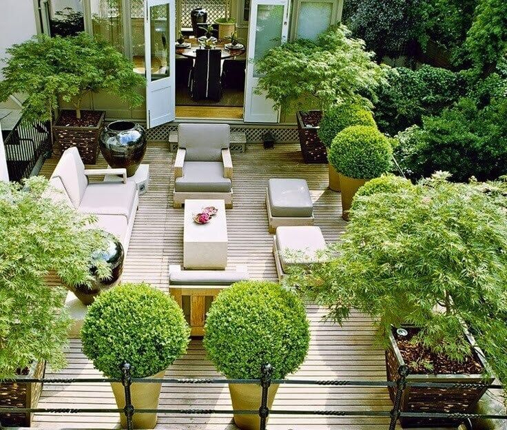 Flat Roof Design - Rooftop Garden PVC roof is best | Roof garden .