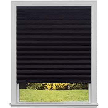 Original Blackout Pleated Paper Shade Black, 36” x 72”, 6-Pack .