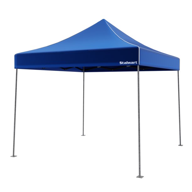 Stalwart 10' x 10' Outdoor Instant Canopy (Blue) - Walmart.com .