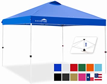 Amazon.com : EAGLE PEAK 10' x 10' Pop Up Canopy Tent Instant .