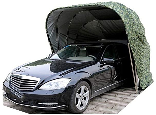 Amazon.com: Krfrl Semi-Automatic Folding Carport Car Shelter,Car .