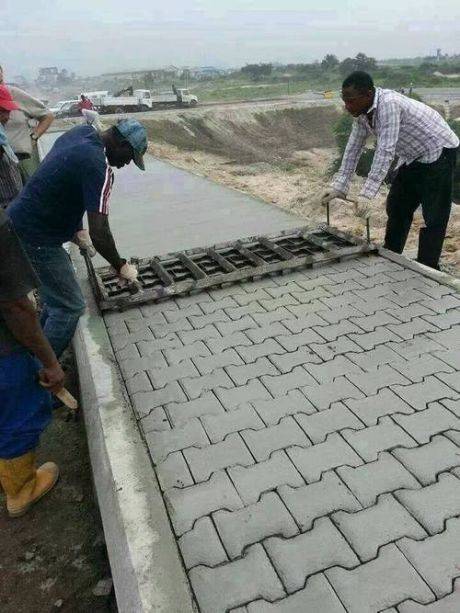 Cement Pavers and Step Stones how it's made - 9b