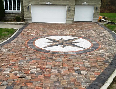 5 Thick 12x12x3" Cement Driveway Paver Molds Make Opus Romano .