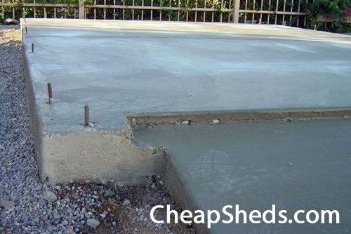 Build Your Shed On A Concrete Slab | Concrete sheds, Building a .