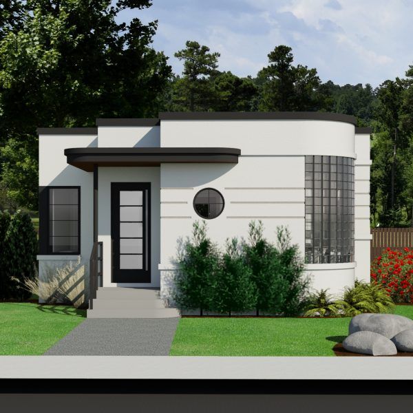 Contemporary Home Plans - Robinson Plans | Architektur, Minihaus, Ha