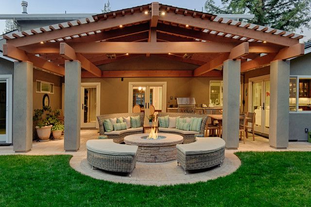 20 Of The Most Beautiful Patio Designs Of 2015 | Backyard covered .