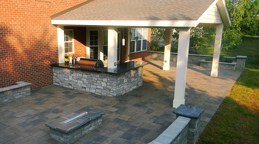Covered Patio and Roofs - Landscaping Outdoor Kitchens Outdoor .