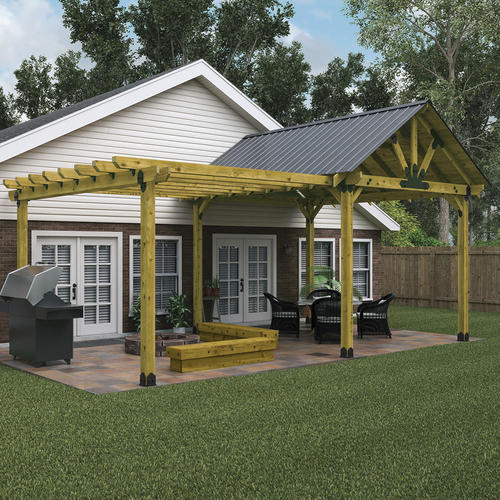 Covered Patio and Pergola Project Material List at Menards