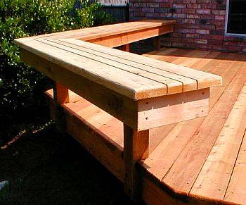 Best Deck Benches - Design Ideas | Deck bench, Patio deck designs .