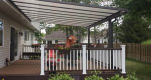 Ohio home with Bright Covers Deck Cover | Outdoor shade, Deck with .