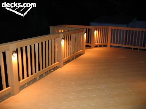 Deck Pictures - Decks.com | Backyard lighting, Deck lighting .