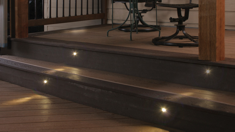 Stair Lighting and Deck Step Lighting - DecksDire