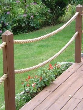 8 Fantastic Decking Rope Ideas - The Home Builders | Outdoor .