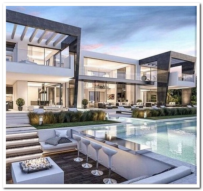 16+ Cozy Look Modern Dream House Exterior Design | Home Line Ide