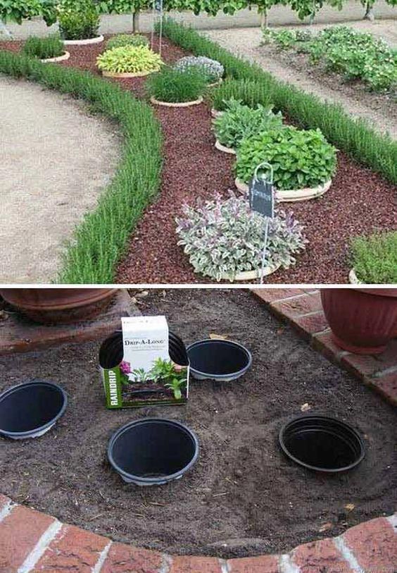 Simple, easy and cheap DIY garden landscaping idea... | Jardins .