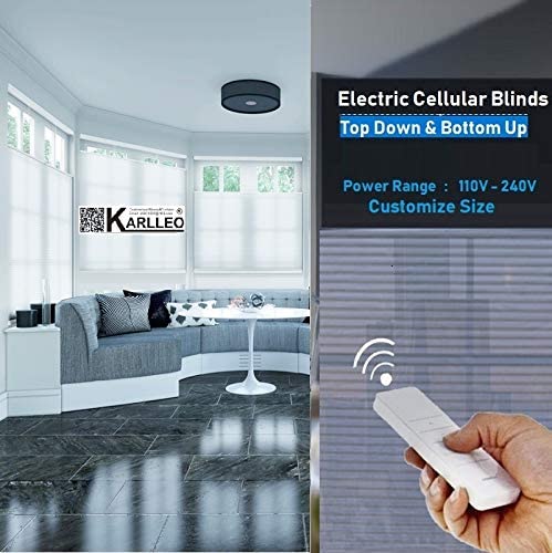 Amazon.com: karlleo-curtain Motorized/Electric Cellular Shades .