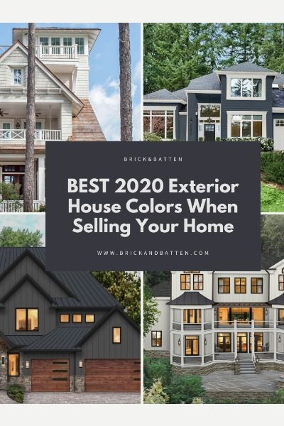 Best 2020 Exterior House Colors When Selling | Blog | brick&batten .