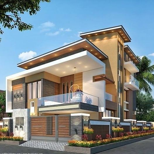 Indian House Architecture in 2020 | Modern house facades, Modern .