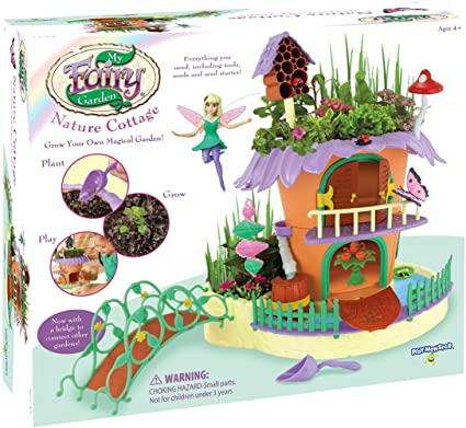 Amazon.com: My Fairy Garden Nature Cottage - Grow & Play Set: Toys .