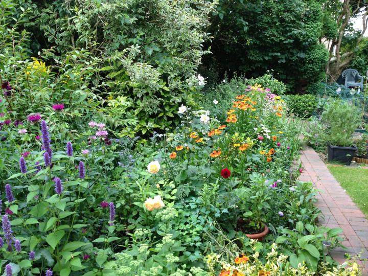 Flower Garden Plans Layouts | The Old Farmer's Alman