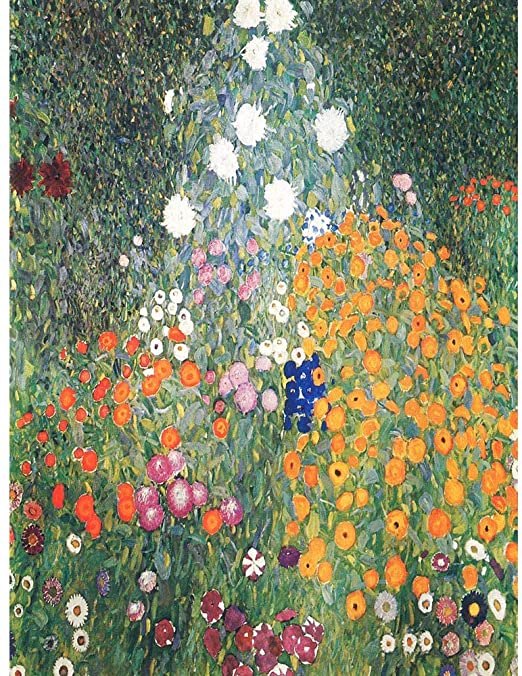 Amazon.com: Wee Blue Coo Gustav Klimt Flower Garden 1907 Old .