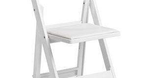 White Folding Padded Garden Chair | Sharper Events & Party Renta
