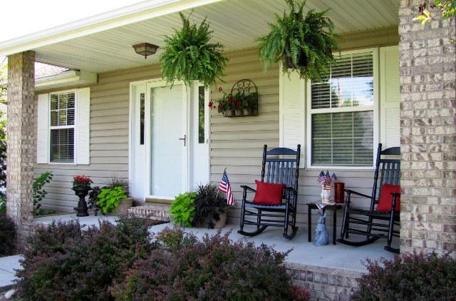 Narrow Front Porch Furniture Ideas : Great Home Decor - Best Front .