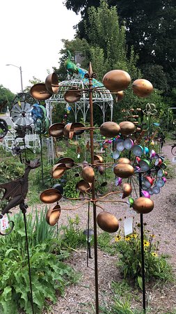 Unique garden art - Picture of Red Shed Garden & Gifts, Baraboo .