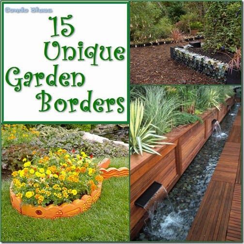 15 Unique Garden Border and Edging Ideas | Garden borders .