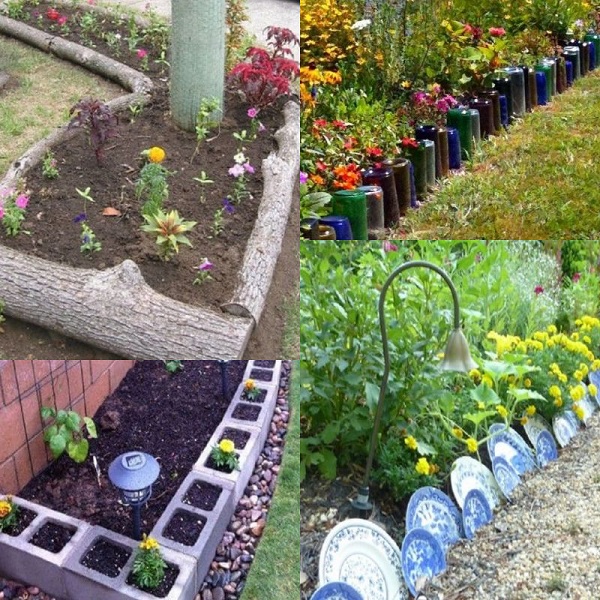 Ten Amazing Garden Borders Made From Recycled Thin