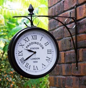 Outdoor Garden Clock - Paddington - 27cm (10.5") | Garden clocks .