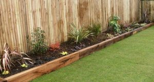 Garden Design Shade | Wooden garden edging, Backyard landscaping .