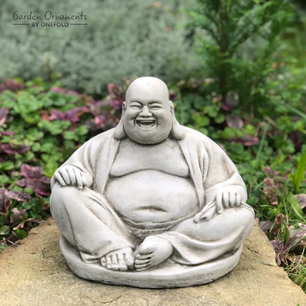 Laughing Buddha Garden Statue - Garden Ornaments by Onefo