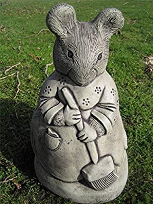 Miss Title mouse beatrix potter stone garden ornament: Amazon.co .