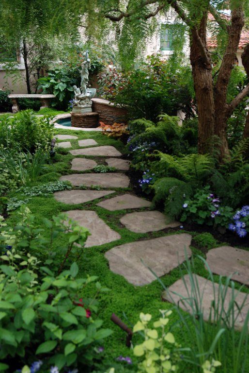 Garden path- Roger's Gardens Landscape | Small backyard .