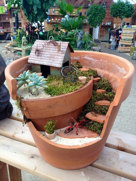 Outdoors, Gardens & Camping | Mini garden, Fairy garden pots .