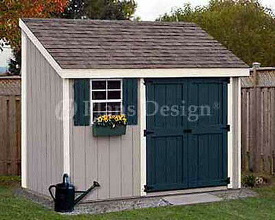 4' x 10' Storage Utility Garden Shed / Building Plans, Design .