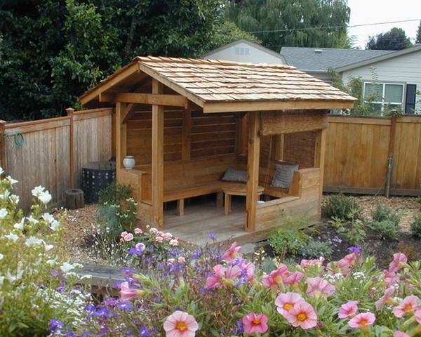 Custom Garden Patio Shelter Design | Backyard pavilion, Backyard .
