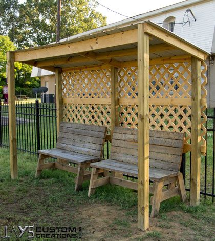 Dog Park Mini Shelter | Small garden shelter, Outdoor shelters .