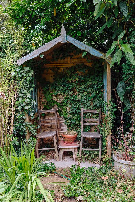 Image result for rustic garden shelter | Small garden shelter .